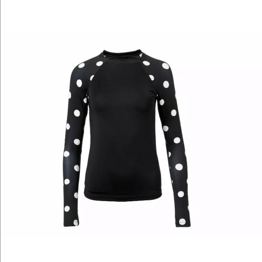 NWT Billabong Polka dot Rash Guard True That